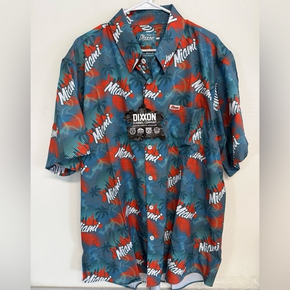 DIXXON Other - NEW Dixxon Flannel Co Mens The Vice Party SS Button Up Shirt Size Small NWT